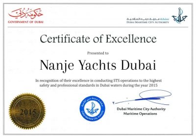 excellence certificate